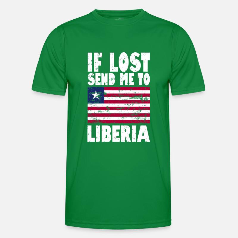 Drapeau de la Libye T-shirt sport Homme