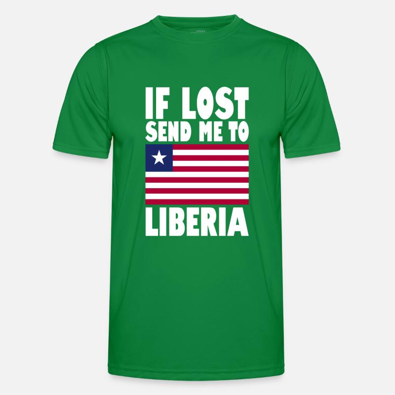 Drapeau de la Libye T-shirt sport Homme