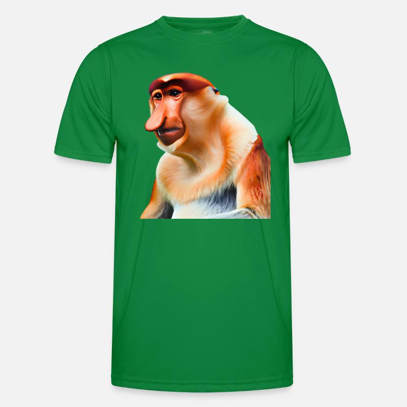 The exotic proboscis monkey Men's Functional T-Shirt
