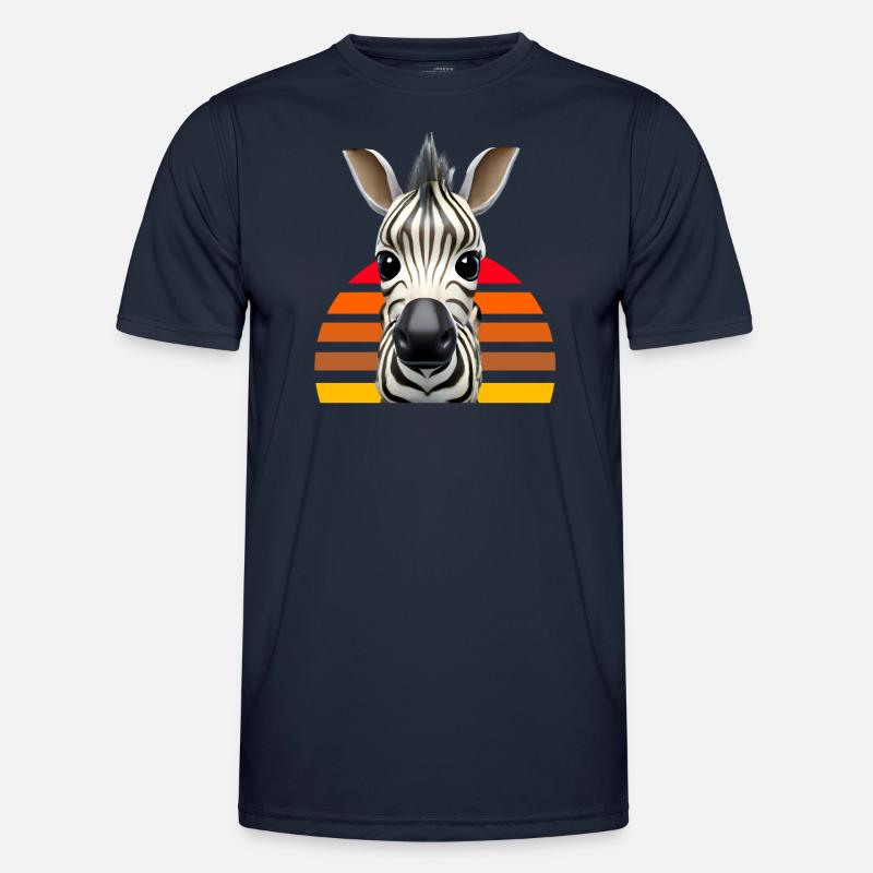 Cute zebra design Men's Functional T-Shirt