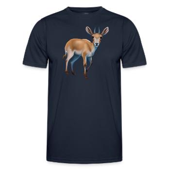 Saiga antelope - Men's Functional T-Shirt - navy - Front - AI Model Male 178 dark (178cm)