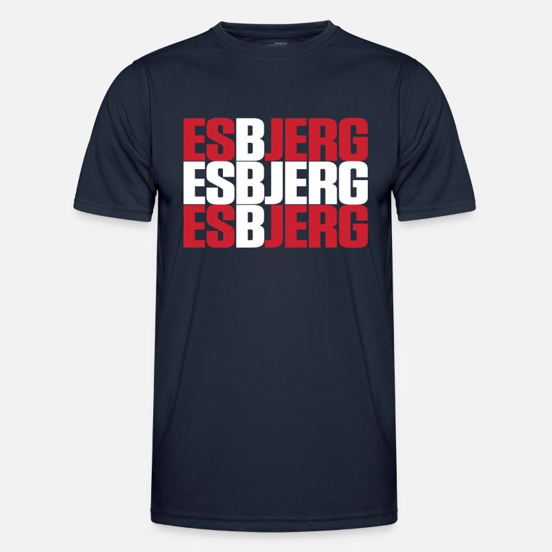 Esbjerg Danemark Drapeau T-shirt sport Homme