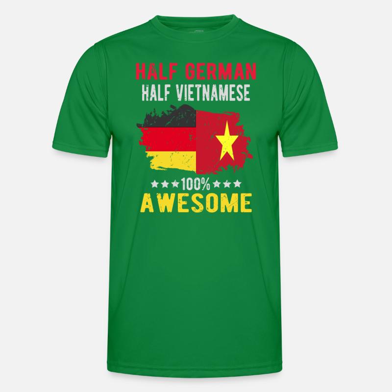 Half German Half Vietnamese Men's Functional T-Shirt