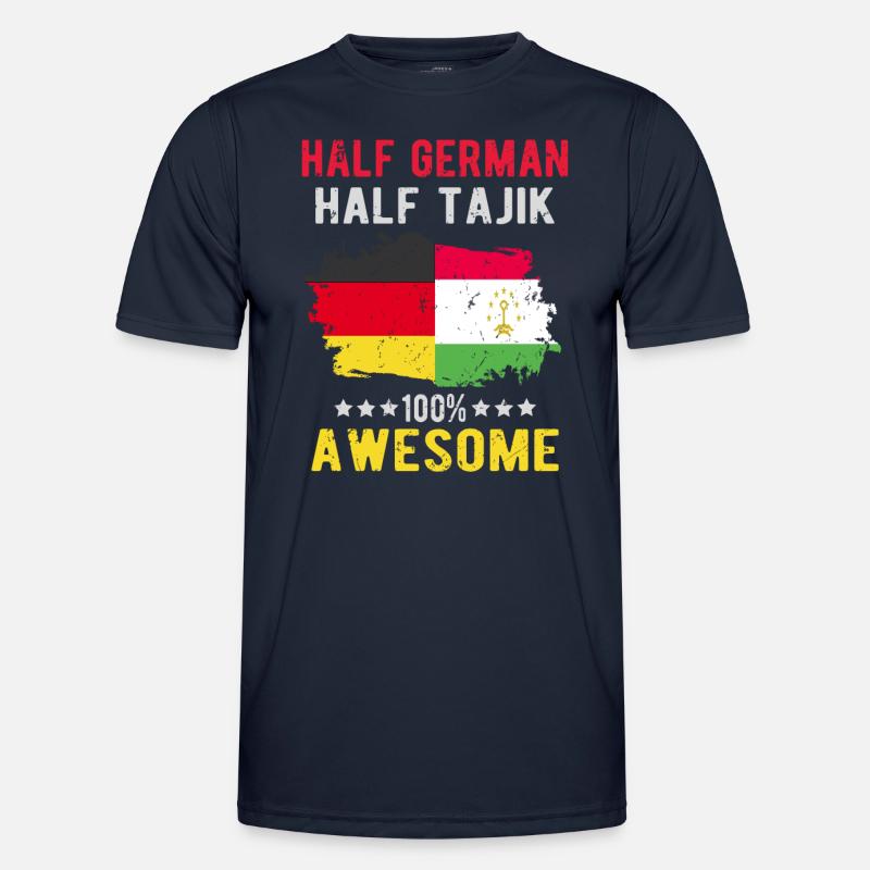 Half German half Tajiks - Men's Functional T-Shirt - navy