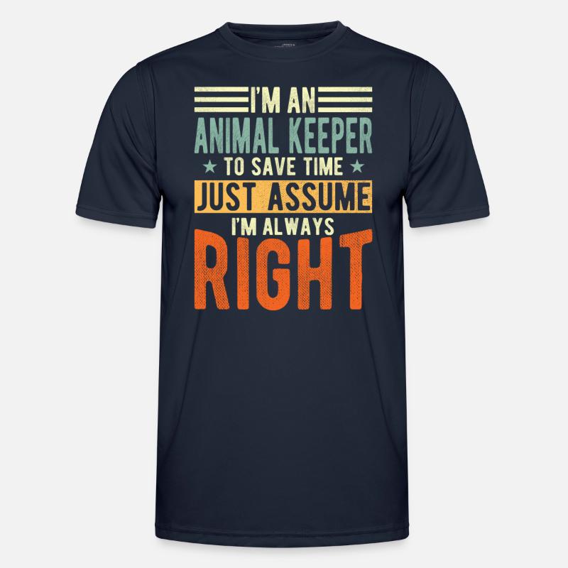 Tierpfleger Männer Funktions-T-Shirt
