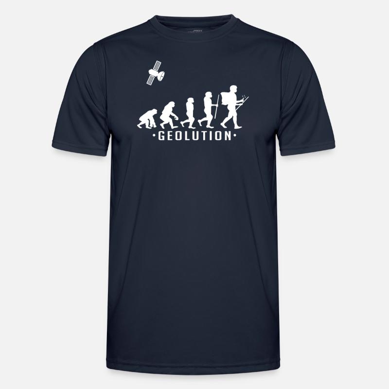 Geocaching geolution - Männer Funktions-T-Shirt - Navy