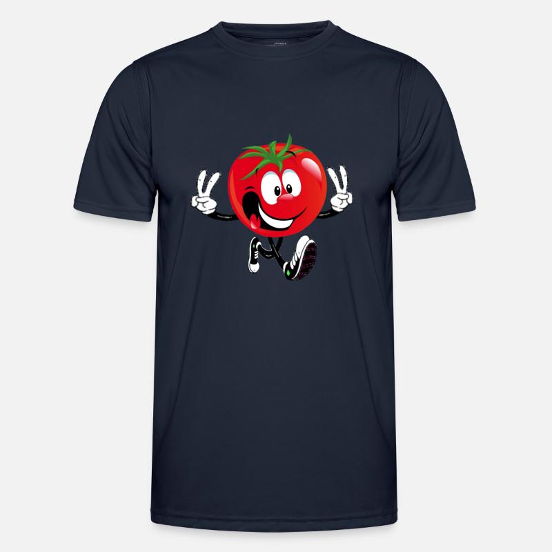 Conception de bande dessinée comique de tomate T-shirt sport Homme