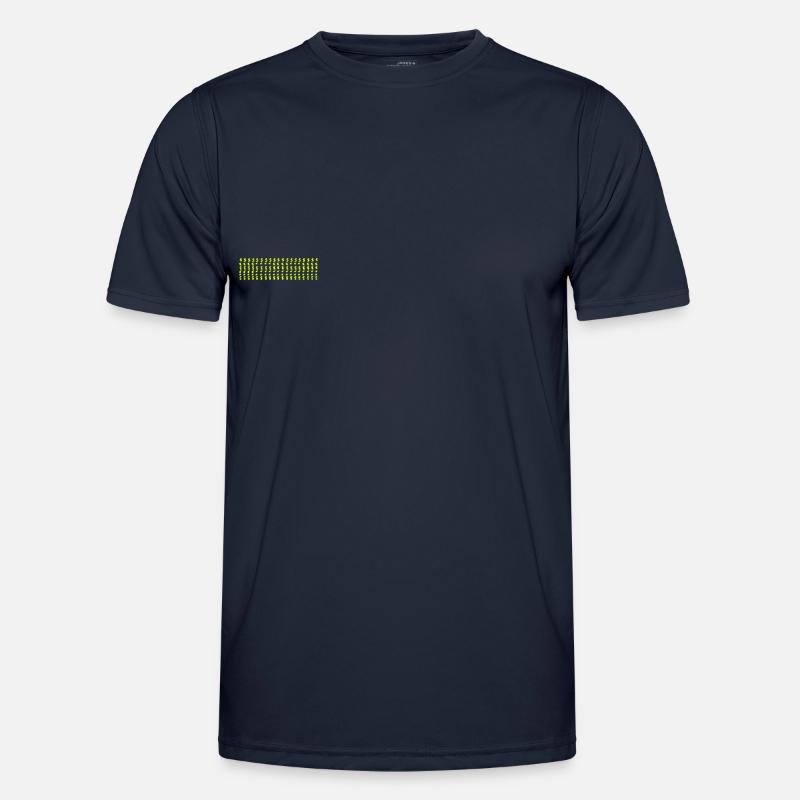 Berlin line font - Men's Functional T-Shirt - navy