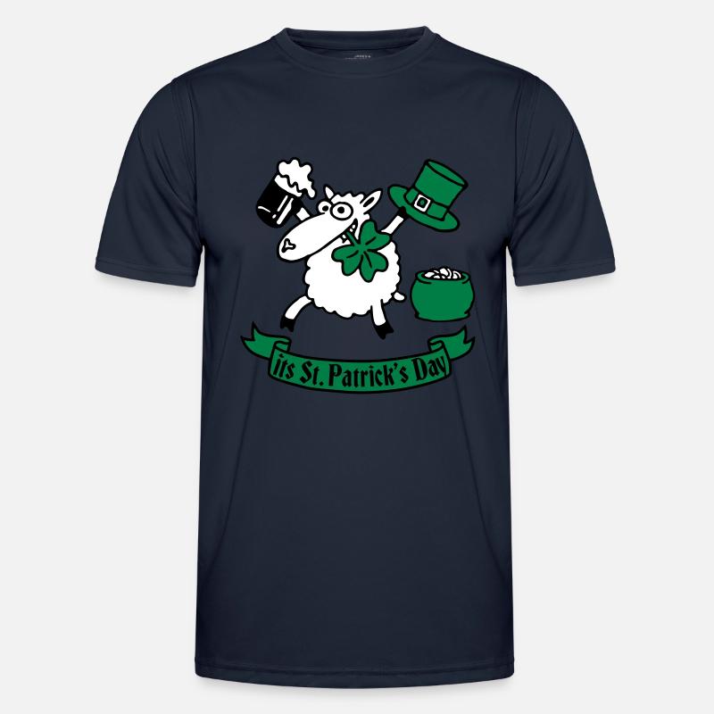 st_pattricks_sheep_b Men's Functional T-Shirt