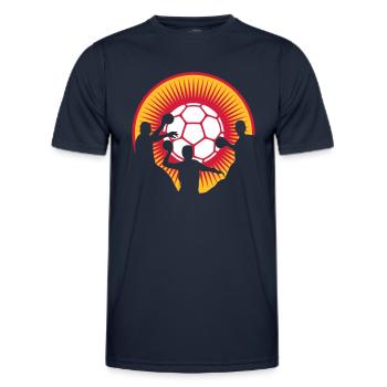 HANDBALL Aura - Men's Functional T-Shirt - navy - Front - AI Model Male 178 dark (178cm)