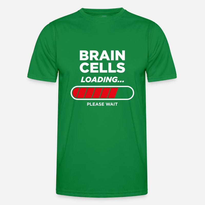 Brain Cells Loading Men's Functional T-Shirt
