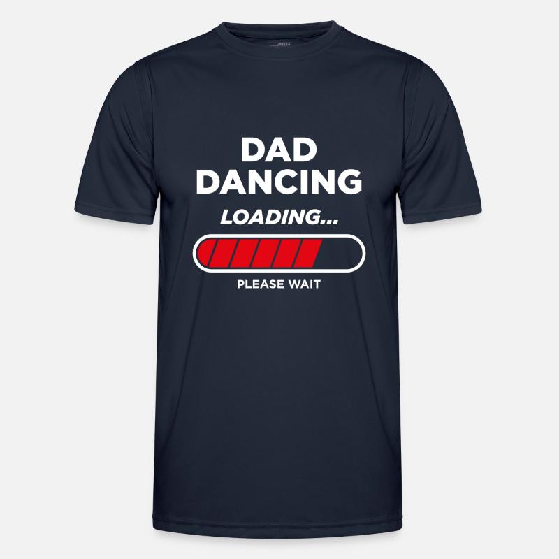 Dad Dancing Loading - Men's Functional T-Shirt - navy