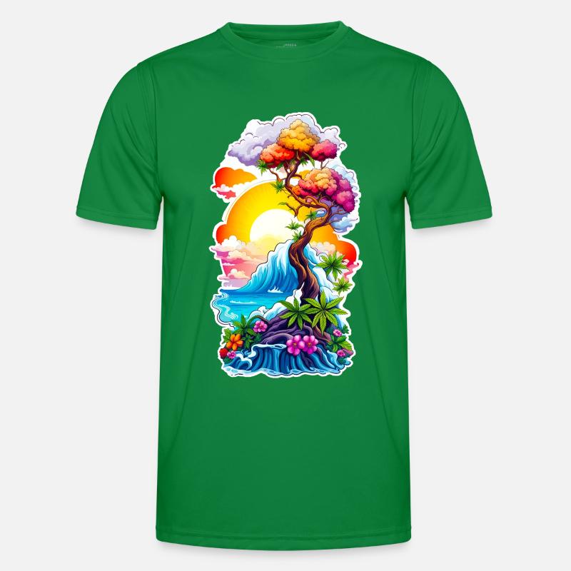 High waves 05 Männer Funktions-T-Shirt