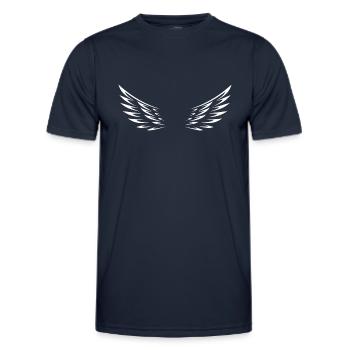 wing - Men's Functional T-Shirt - navy - Front - AI Model Male 178 dark (178cm)