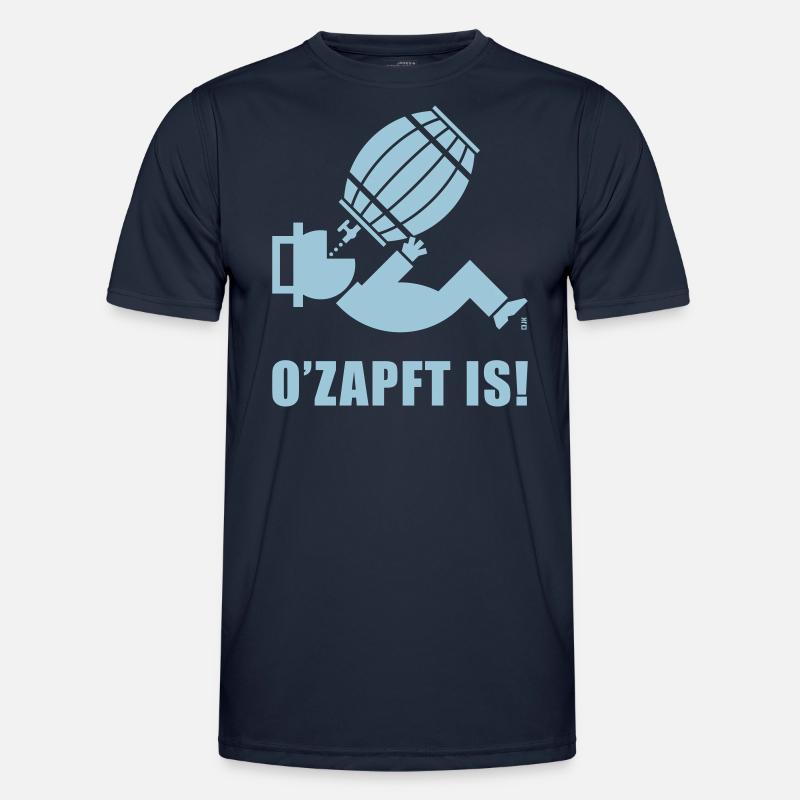 O’Zapft Is! (Bier / Biertrinker Unter Bierfass) Männer Funktions-T-Shirt