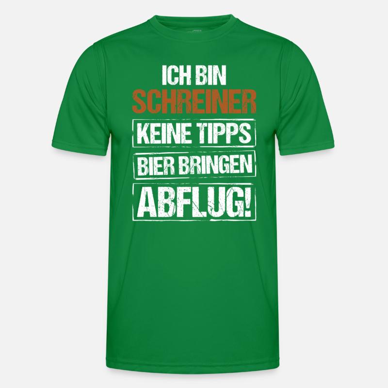 I'm a carpenter - bring beer and take off Men's Functional T-Shirt