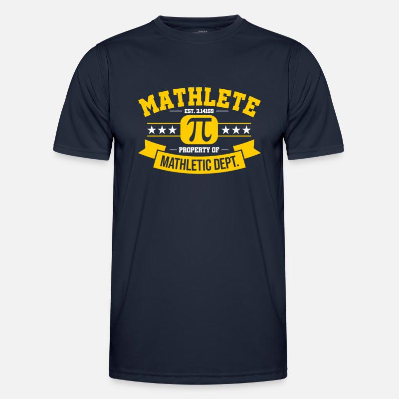 Mathlete Mathletic Department Mathletics Nerd Geek Männer Funktions-T-Shirt
