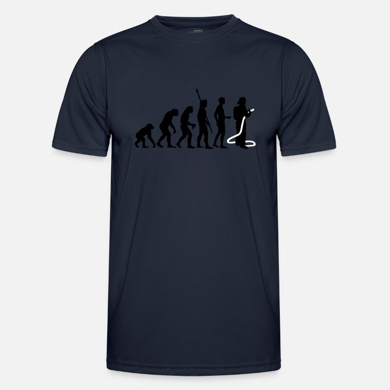 evolution firefighter - Men's Functional T-Shirt - navy