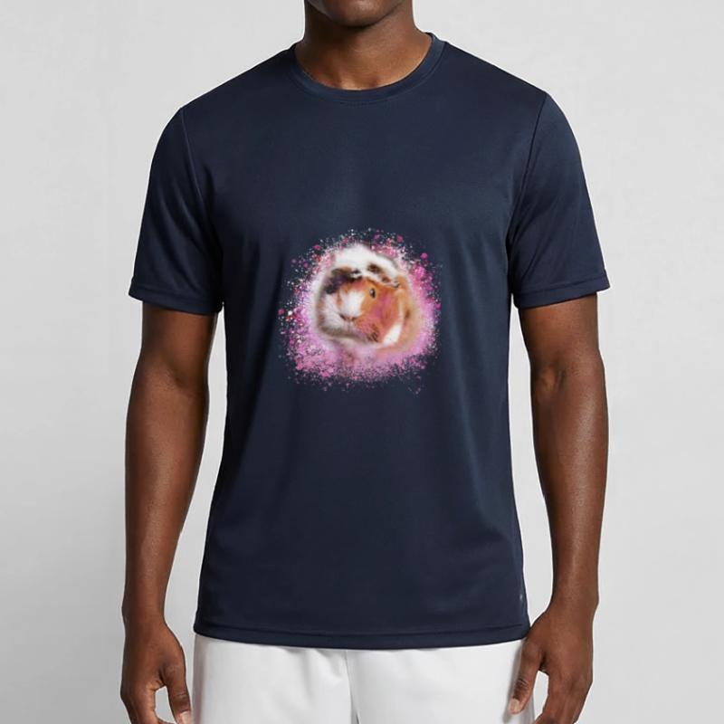 cochons d’Inde, graffitis, cochons d’Inde rosette T-shirt sport Homme