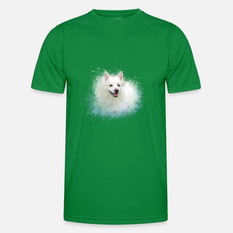 pointed,dog,graffiti,painting,dwarf Men's Functional T-Shirt