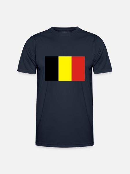 belgium - Men's Functional T-Shirt - navy