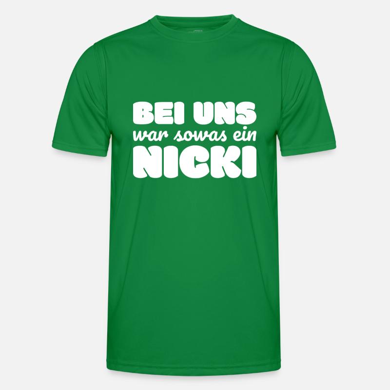 DDR Nicki Spruch Geschenk Männer Funktions-T-Shirt