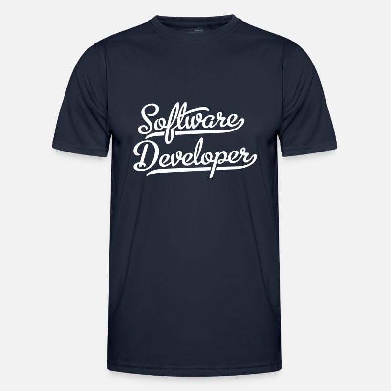 Software Developer - Men's Functional T-Shirt - navy