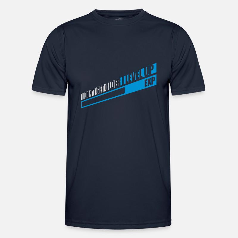 get older level up - Männer Funktions-T-Shirt - Navy