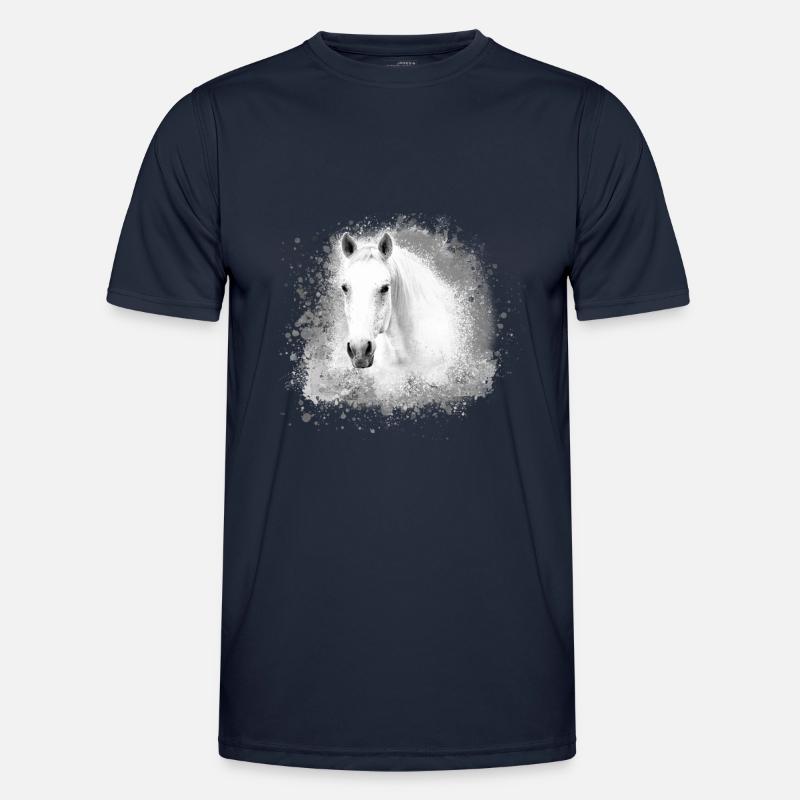 Moisissure, cheval, cheval blanc, graffiti, haflinger T-shirt sport Homme