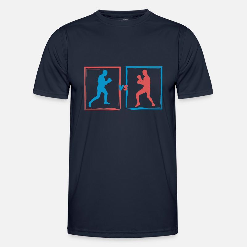 Boxkampf - Boxer Geschenkidee - Männer Funktions-T-Shirt - Navy