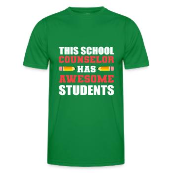 Great Student Teacher Gift - Men's Functional T-Shirt - kelly green - Front - AI Model Male 178 dark (178cm)