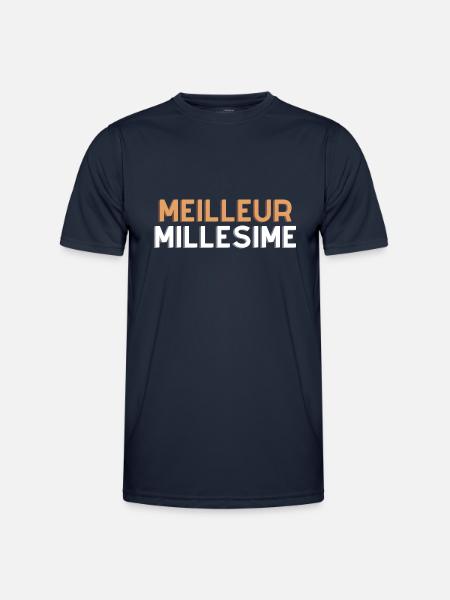 Meilleur Millésime - T-shirt sport Homme - bleu marine