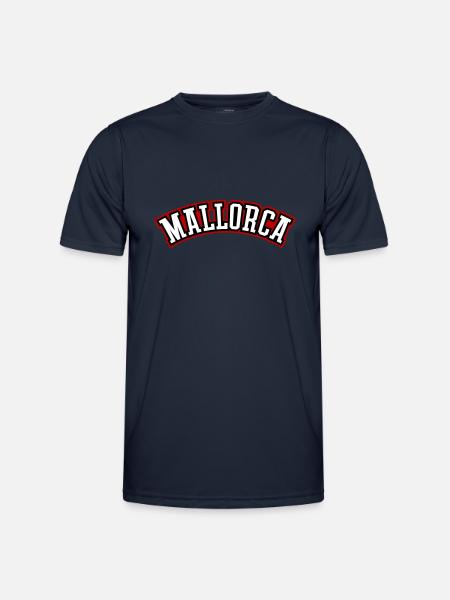 Mallorca Lettering - Men's Functional T-Shirt - navy