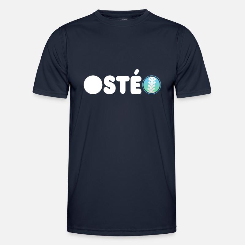 Osteo oder Osteopath - besonderes Osteogeschenk - Männer Funktions-T-Shirt - Navy
