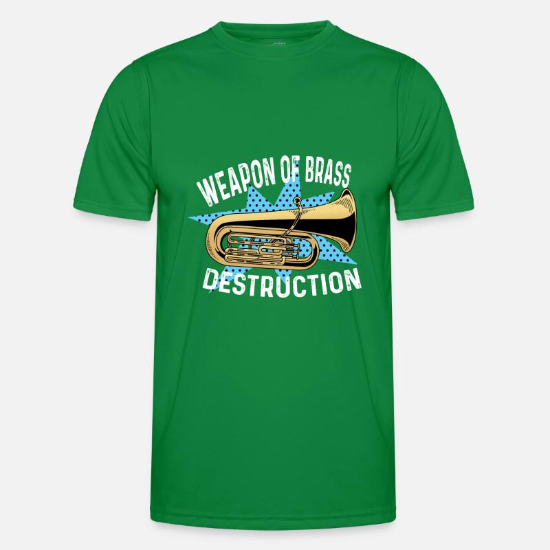 Messingwaffe Gräuel Gift Männer Funktions-T-Shirt