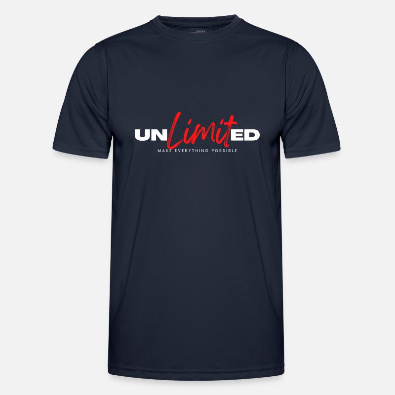 Machen Sie alles möglich - Männer Funktions-T-Shirt - Navy