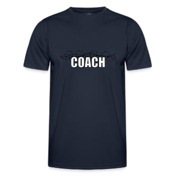 Coach - Men's Functional T-Shirt - navy - Front - AI Model Male 178 dark (178cm)