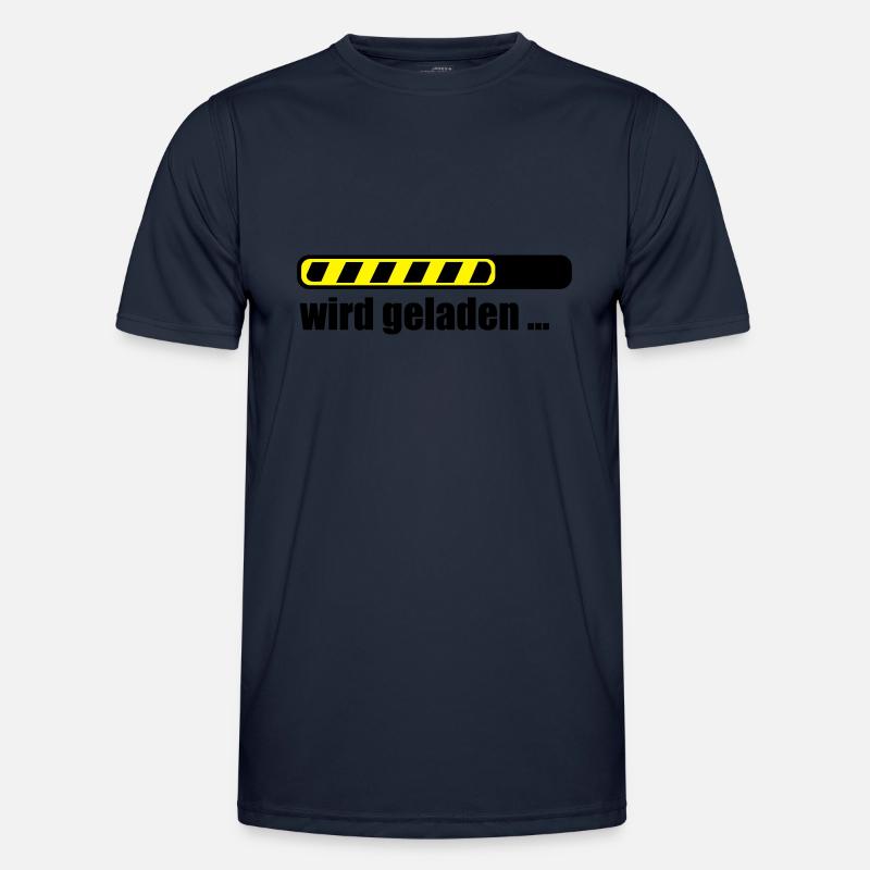 Ladebalken PC loading Computer Download - Männer Funktions-T-Shirt - Navy