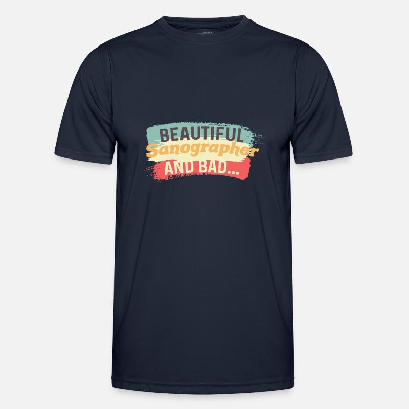 Schöne Sonograph Ultraschalltechniker Geschenk Männer Funktions-T-Shirt