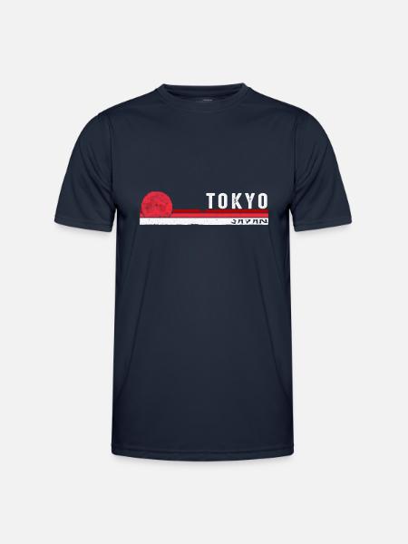 Tokio Japan Japanisches Souvenir für Asia Lover Men - Männer Funktions-T-Shirt - Navy