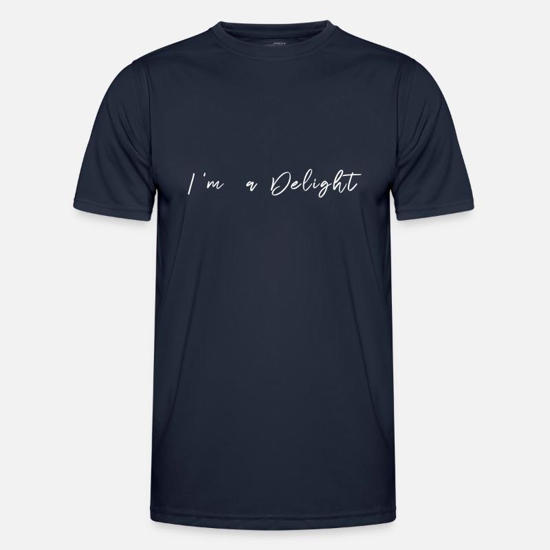I ́m a Delight - Men's Functional T-Shirt - navy