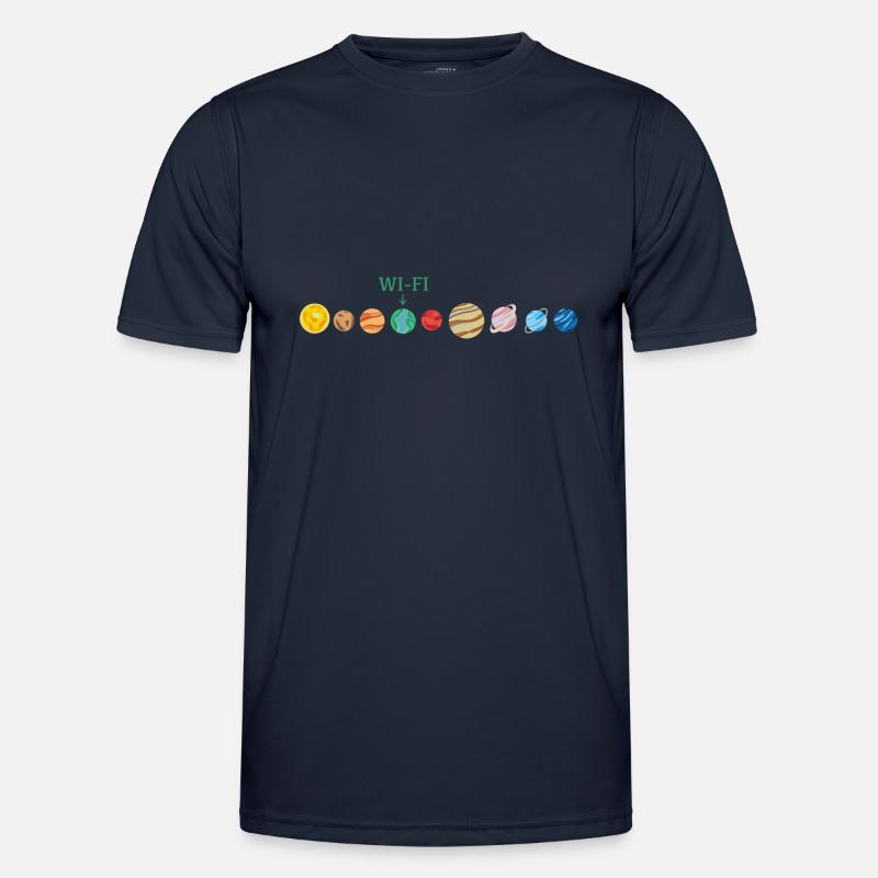 Wi-Fi dans l’espace T-shirt sport Homme