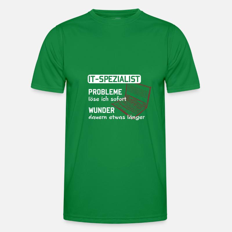 IT Spezialist - Computer Informatiker Geschenk Männer Funktions-T-Shirt