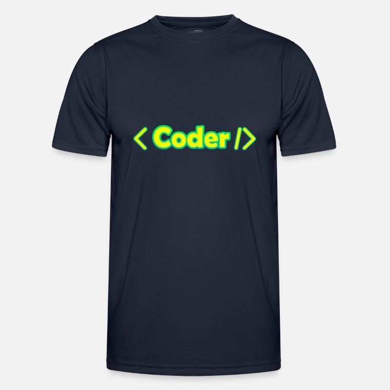 Coder - Men's Functional T-Shirt - navy