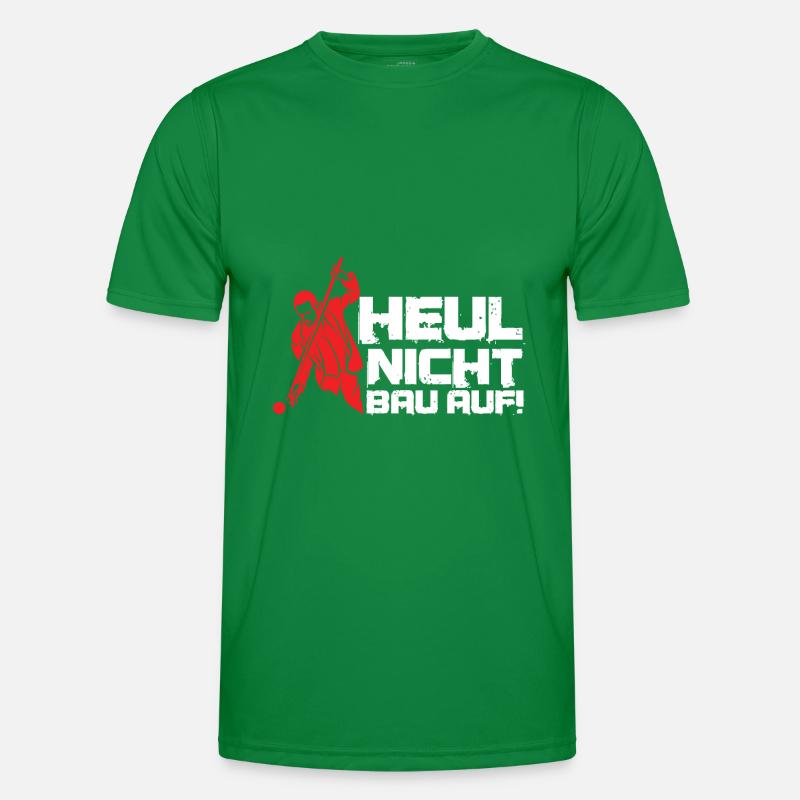 Heul Nicht Billardspieler Billard Queue Geschenk Männer Funktions-T-Shirt