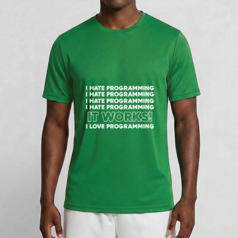 I hate programming programmer gift Men's Functional T-Shirt