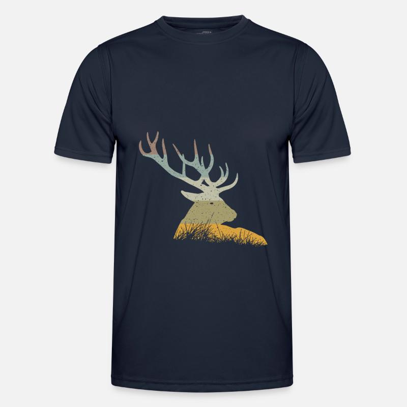 Deer - Men's Functional T-Shirt - navy