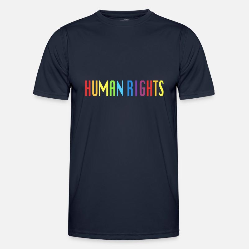 Human Rights Saying Gift Men's Functional T-Shirt