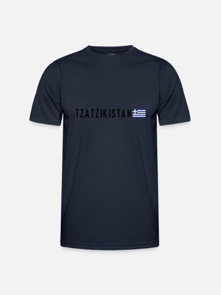 TZATZIKISTAN - Männer Funktions-T-Shirt - Navy