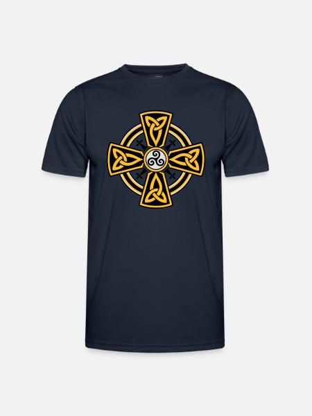 Croix Bretonne - T-shirt sport Homme - bleu marine